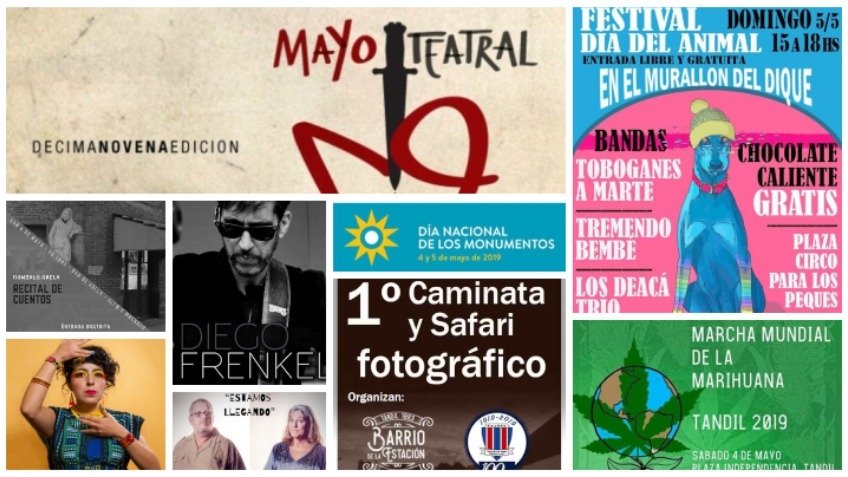 Extensa agenda para este fin de semana